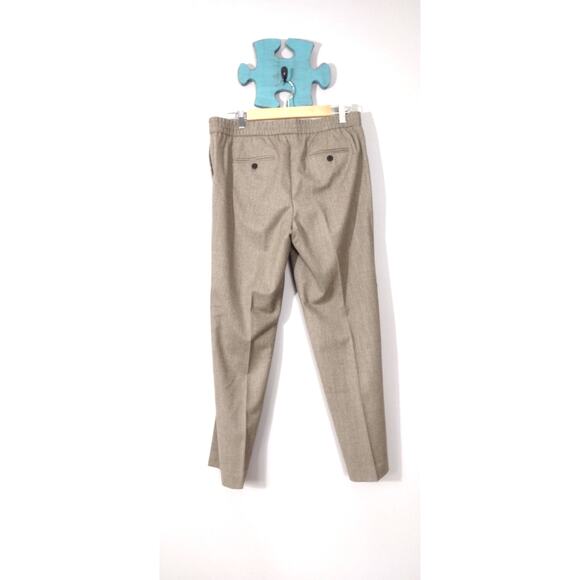 Talbots Womens Brown Italian Flannel Lined Trousers Slacks Pants Size 10 - Picture 8 of 13